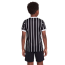 Conjunto Infantil Timão Preto Listrado 2026/27